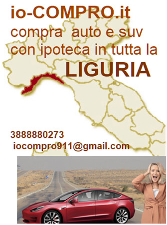 Compro auto con ipoteca in Liguria
