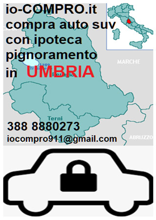 Compro auto con ipoteca in Umbria