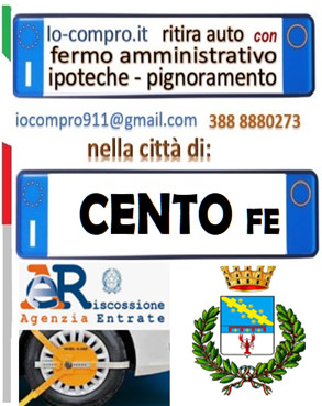 Compro subito auto in fermo amministrativo Cento