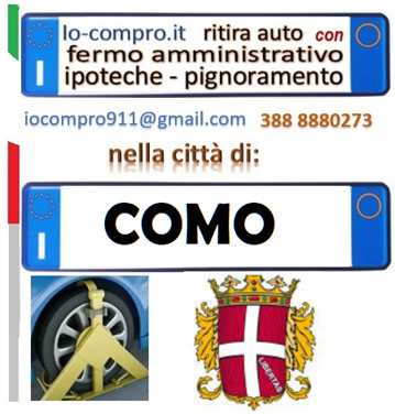 Compro subito auto in fermo amministrativo Como