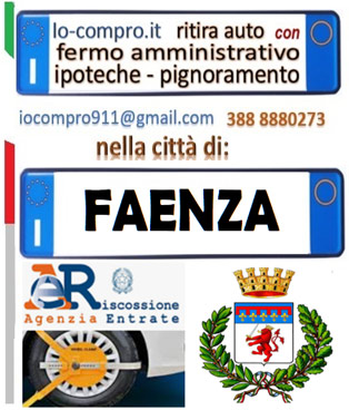 Compro subito auto in fermo amministrativo Faenza
