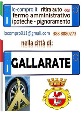 Compro subito auto in fermo amministrativo Gallarate