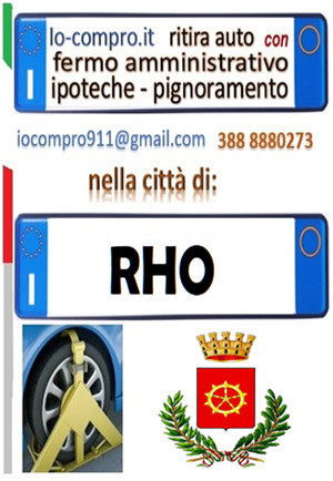 Compro subito auto in fermo amministrativo Rho