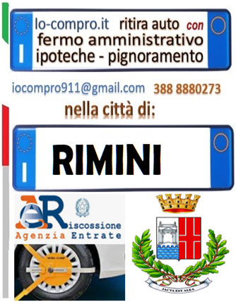 Compro subito auto in fermo amministrativo Rimini