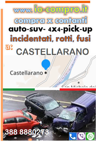 Compro auto incidentate a Casalgrande