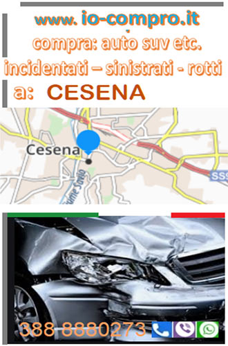 Compro auto incidentate a Cesena
