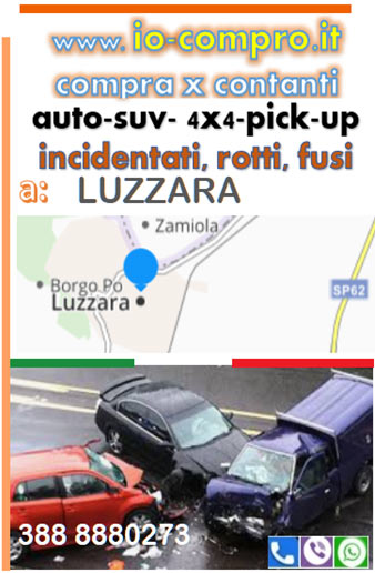 Compro auto incidentate a Luzzara
