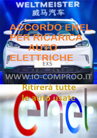 Auto elettrica, Enel X alleato con Weltmeister
