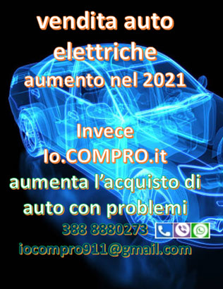 Vendita auto elettriche il doppio nel 2021