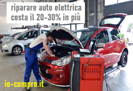 Riparazione auto elettrica costi elevati