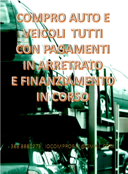 Compro auto suv, con pagamenti, rate in arretrato