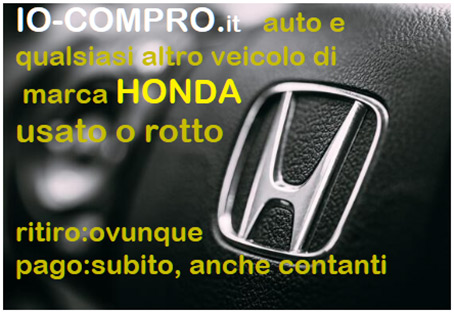 Compro Honda usate