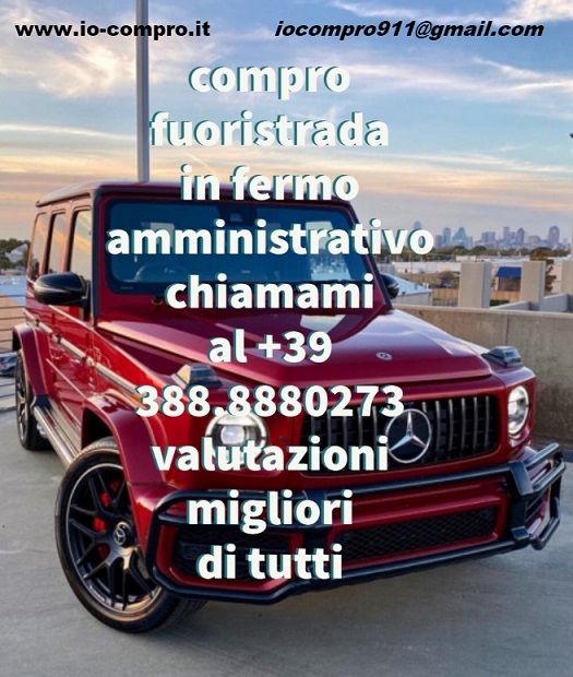 Compro fuoristrada con fermo amministrativo