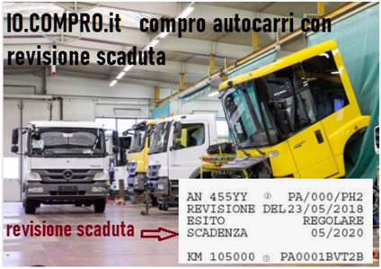 compro autocarri ribaltabili, con collaudo scaduto