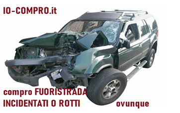compro fuoristrada incidentati