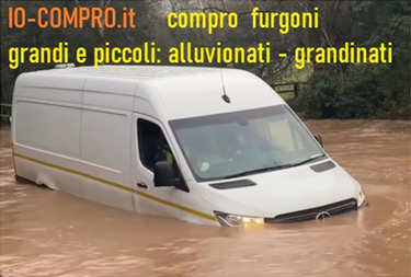 Compro furgoni grandinati o alluvionati