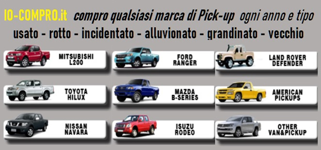 compro pick-up danneggiati