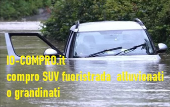 Compro SUV, crossover, fuoristrada alluvionati, grandinati 