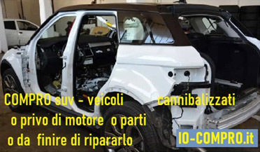 compro SUV senza pezzi di meccanica