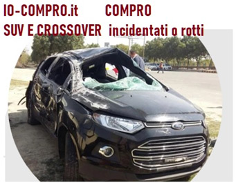 Compro SUV crossover incidentati rotti, ovunque