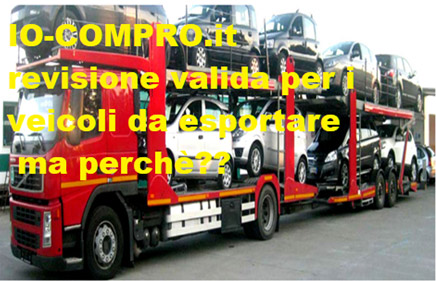 Procedura di radiazione auto per esportazione