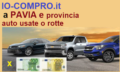 Compro auto usate Pavia