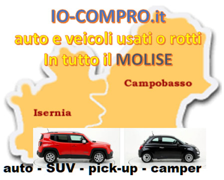 Compro auto e veicoli usati in Molise