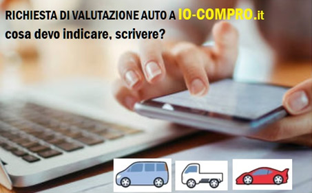 Richiesta valutazione auto usata, cosa scrivere?